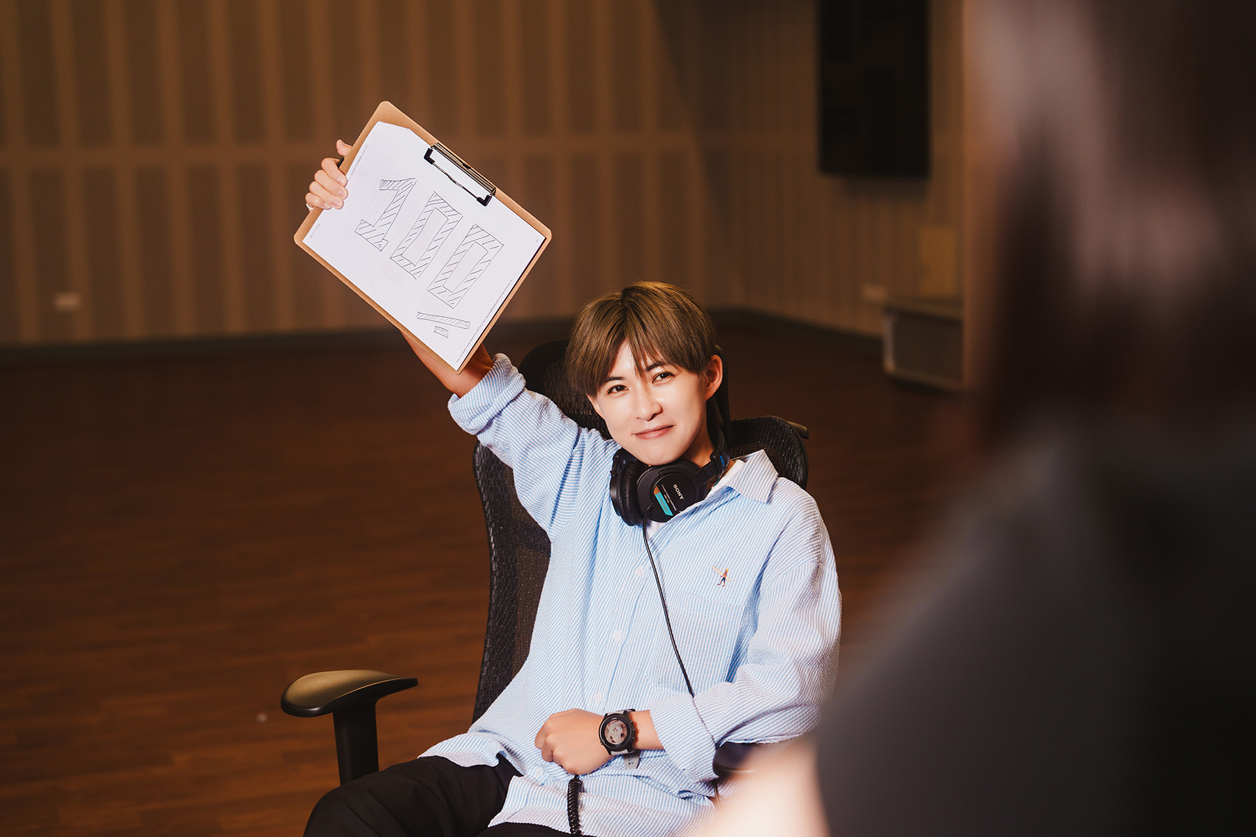 王彙筑鼓勵大家將比賽當成是演唱會，思考音樂風格、演唱細節和舞台設計