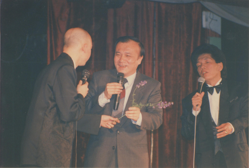 此為1991年郭大誠受康丁及李登財訪問的照片