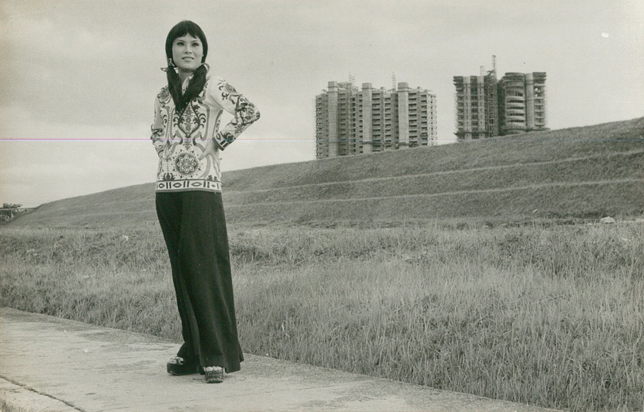 上官萍早年攝於新加坡