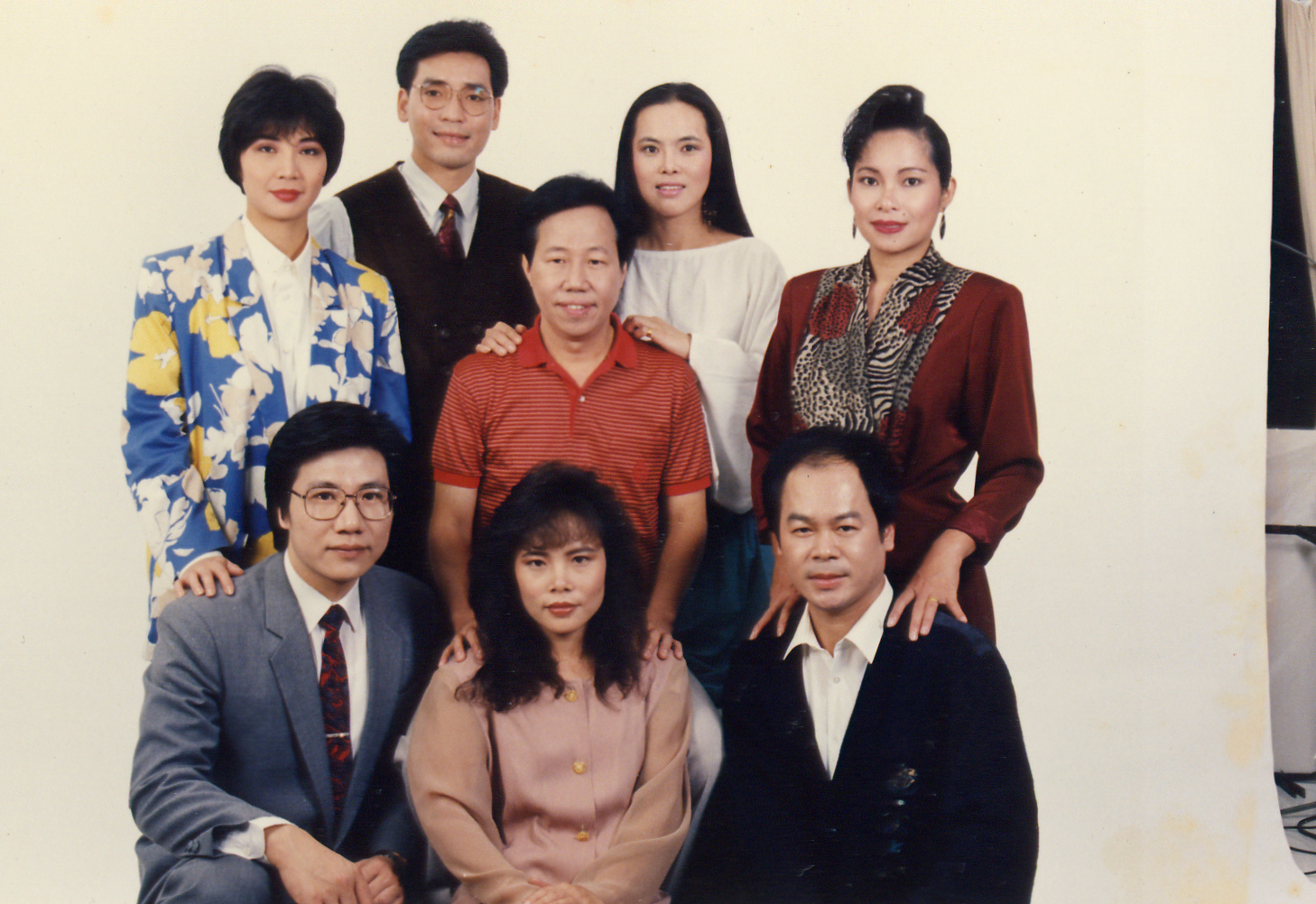 1984年為盲人發聲黃仁清擔任製作人合影