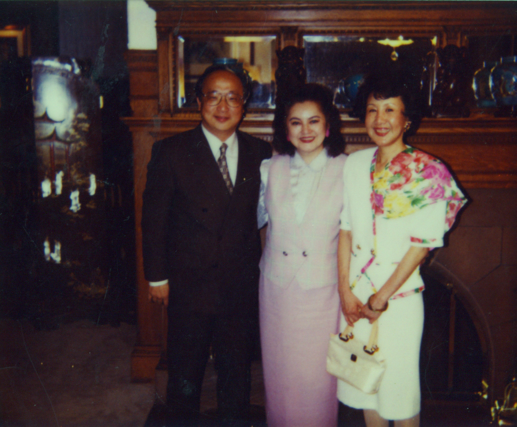 與胡志強夫婦合影