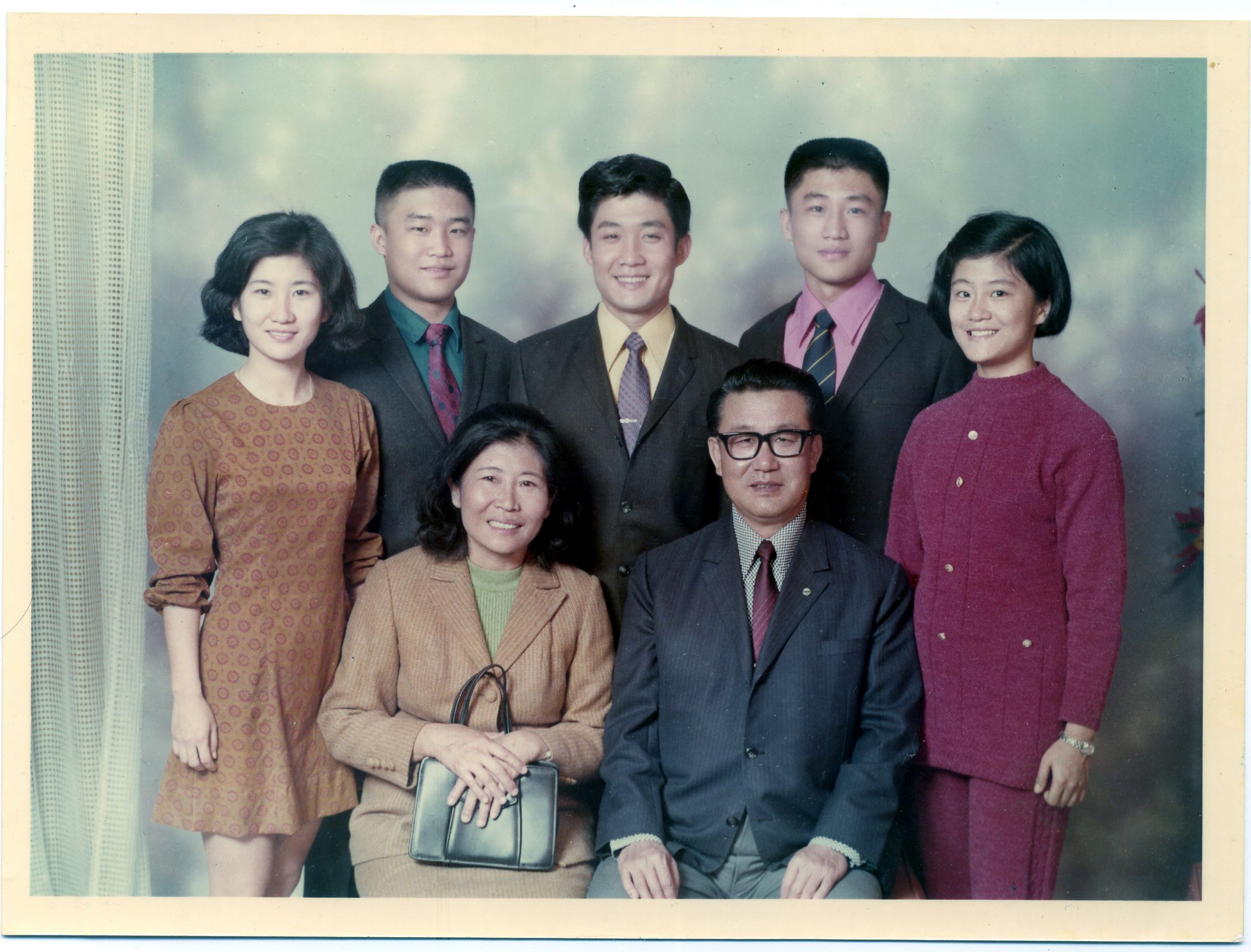 1969年全家合照張弘毅19歲台灣